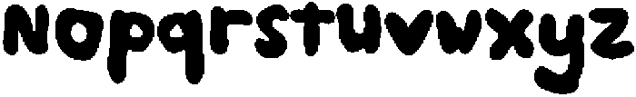 Plumpkin otf (400) Font LOWERCASE