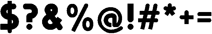 Plumpy Regular otf (400) Font OTHER CHARS