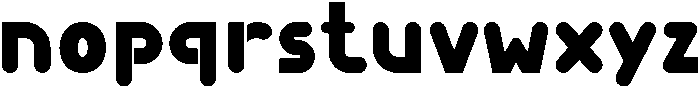 Plumpy Regular otf (400) Font LOWERCASE