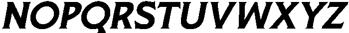 Pluribus-BoldItalic otf (700) Font UPPERCASE