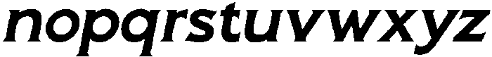 Pluribus-BoldItalic otf (700) Font LOWERCASE