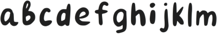 Plush Penmanship Regular otf (400) Font LOWERCASE