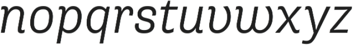 Pluto Sans Light Italic ttf (300) Font LOWERCASE