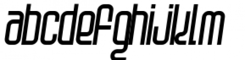 Planet Thin Italic Font LOWERCASE
