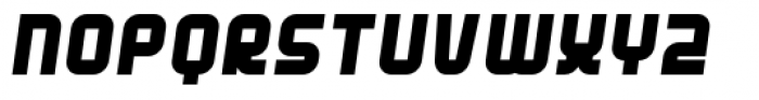 Planet Ultra Italic Font UPPERCASE
