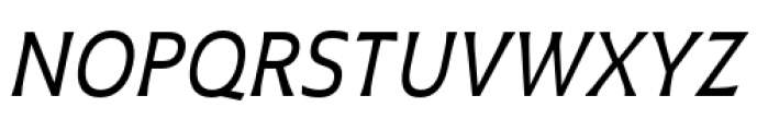 Plathorn Condensed Regular Italic Font UPPERCASE