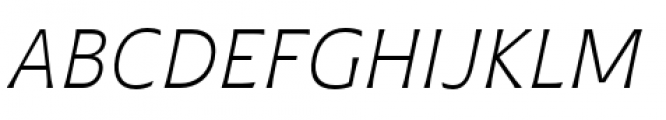 Plathorn Normal Light Italic Font UPPERCASE