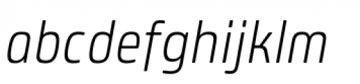 Plau Light Italic Font LOWERCASE