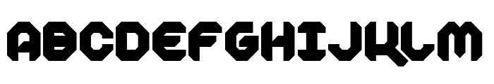 Plack the Hanet Font UPPERCASE