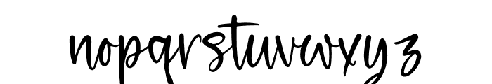 Plam Story Font LOWERCASE