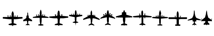 Planes-T-Modern Font UPPERCASE