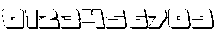 Planet Joust 3D Font OTHER CHARS
