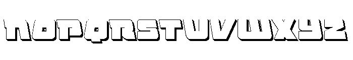 Planet Joust 3D Font UPPERCASE