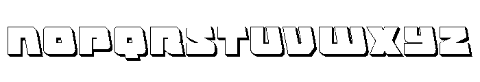 Planet Joust 3D Font LOWERCASE