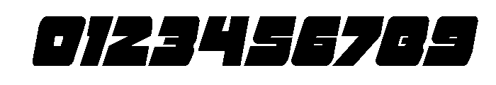 Planet Joust Condensed Italic Font OTHER CHARS