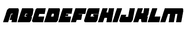 Planet Joust Condensed Italic FONT