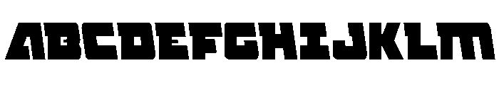 Planet Joust Condensed Light Font UPPERCASE