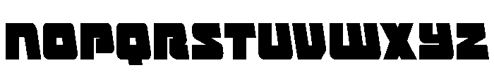 Planet Joust Condensed Font LOWERCASE