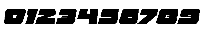 Planet Joust Expanded Italic Font OTHER CHARS
