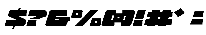 Planet Joust Expanded Light It Font OTHER CHARS