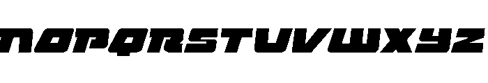 Planet Joust Expanded Light It Font UPPERCASE