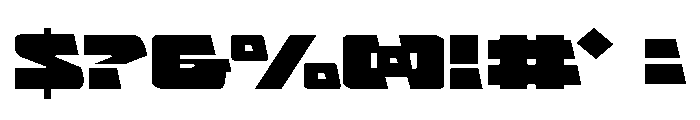 Planet Joust Expanded Light Font OTHER CHARS
