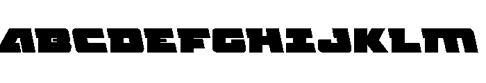 Planet Joust Expanded Font UPPERCASE