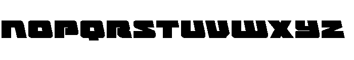 Planet Joust Expanded Font LOWERCASE