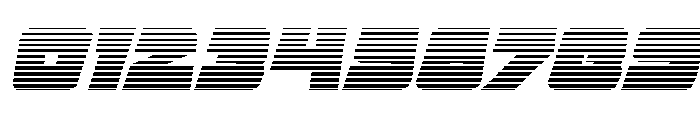 Planet Joust Gradient Italic Font OTHER CHARS