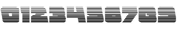 Planet Joust Gradient Font OTHER CHARS