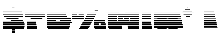 Planet Joust Gradient Font OTHER CHARS