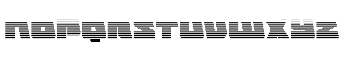 Planet Joust Gradient Font LOWERCASE