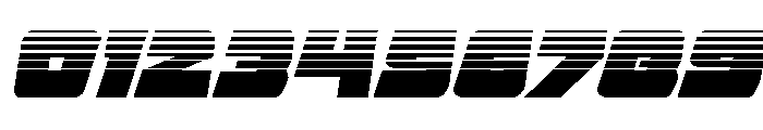 Planet Joust Halftone Italic Font OTHER CHARS