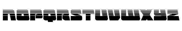 Planet Joust Halftone Font LOWERCASE