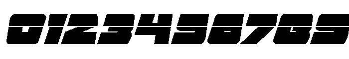 Planet Joust Laser Italic Font OTHER CHARS