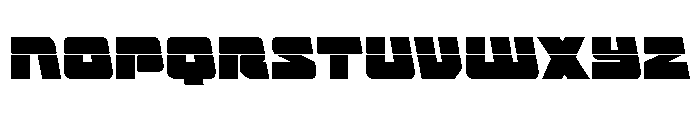 Planet Joust Laser Font LOWERCASE