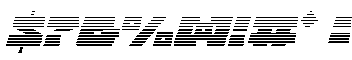 Planet Joust Light Gradient It Font OTHER CHARS
