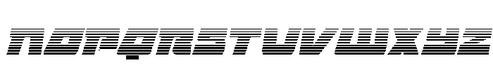 Planet Joust Light Gradient It Font UPPERCASE