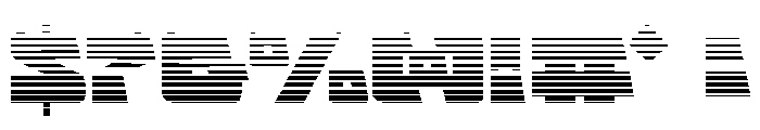 Planet Joust Light Gradient Font OTHER CHARS