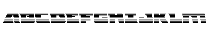 Planet Joust Light Gradient Font UPPERCASE