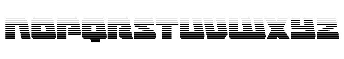 Planet Joust Light Gradient Font LOWERCASE