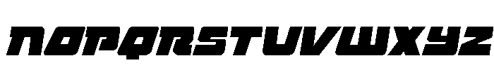 Planet Joust Light Italic Font UPPERCASE