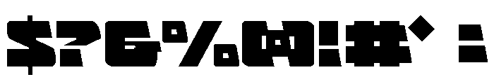Planet Joust Light Font OTHER CHARS