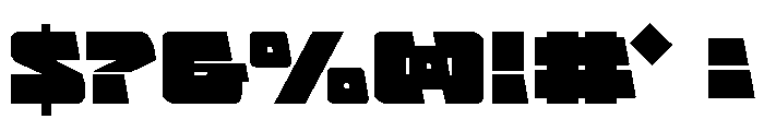 Planet Joust Font OTHER CHARS