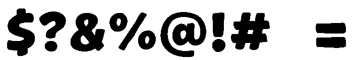 Planet Jumbo Font OTHER CHARS