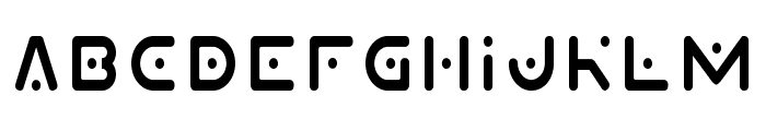 Planet X Condensed Font LOWERCASE