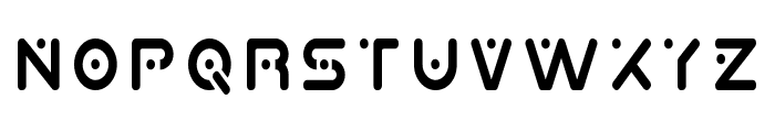 Planet X Condensed Font LOWERCASE