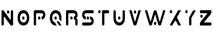 Planet X Condensed Font LOWERCASE