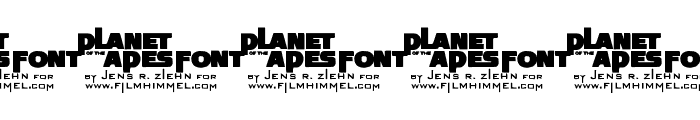 Planet-of-the-Apes Font OTHER CHARS