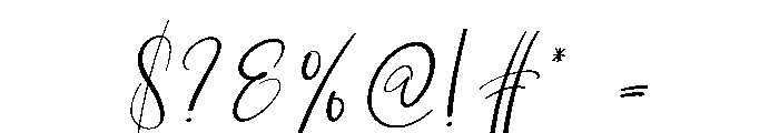 Planner Font OTHER CHARS